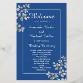 Modern Silver Floral