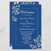 Modern Silver Floral (Voorkant / Achterkant)