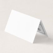 Modern Silver Foil Agenda wijzigen Datum kaart Visitekaartje (Achterkant)