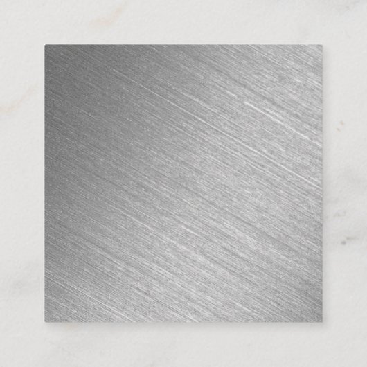 Modern Silver Foil Foto: Dank u Informatiekaartje (Achterkant)