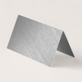 Modern Silver Foil Foto: Dank u wel Visitekaartje (Achterkant)