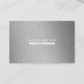 Modern Silver Foil - Loyalty Kaart (Achterkant)