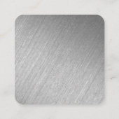 Modern Silver Foil & Script Baby shower Ticket (Achterkant)