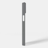 Modern Silver Grey initiaal minimal modern Case-Mate iPhone Case (Achterkant / Rechts)