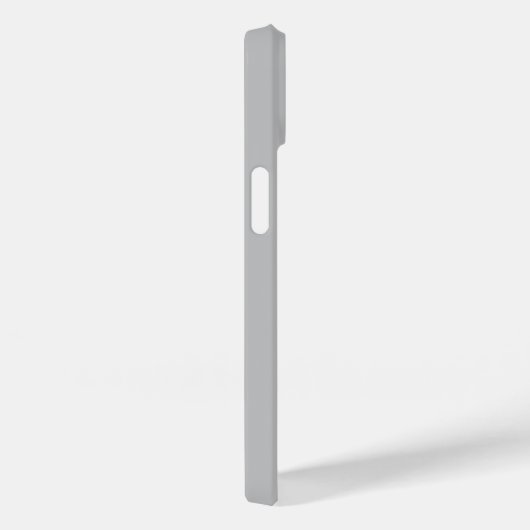 Modern Silver Grey initiaal minimal modern Case-Mate iPhone Case (Achterkant / Rechts)