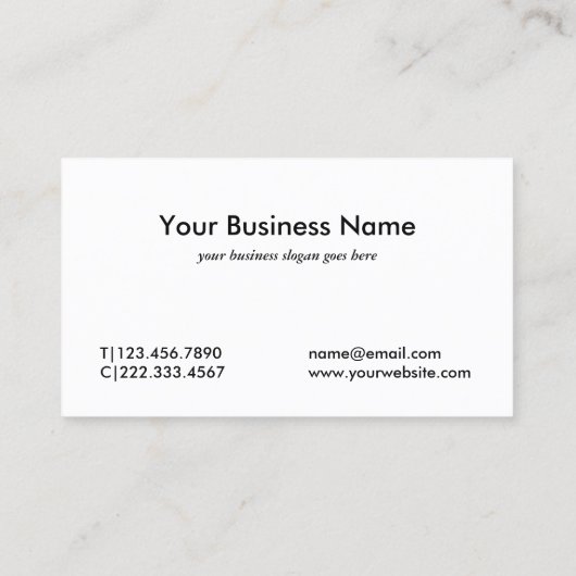 Modern Silver Lady Justice Professional Attorney Visitekaartje (Achterkant)