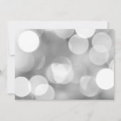 Modern Silver Lights Bachelorette Kaart (Achterkant)