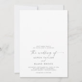 Modern Silver Script Design Your Own Wedding Kaart (Voorkant)