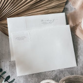 Modern Silver Script Wedding