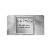 Modern Silver Sparkly Label (Voorkant)