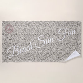 Modern Silver Strandlaken