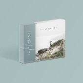 modern simpel blauw fotogeniecadeau fotoblokken