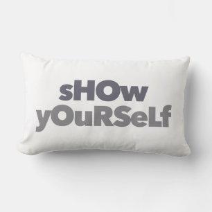 Modern, simpel, bold, urban design Show Yourself Kussen