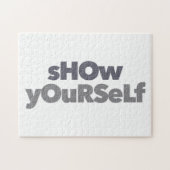 Modern, simpel, bold, urban design Show Yourself Legpuzzel (Horizontaal)