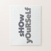 Modern, simpel, bold, urban design Show Yourself Legpuzzel (Verticaal)