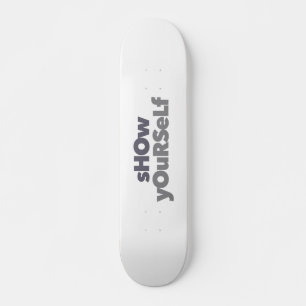 Modern, simpel, bold, urban design Show Yourself Persoonlijk Skateboard