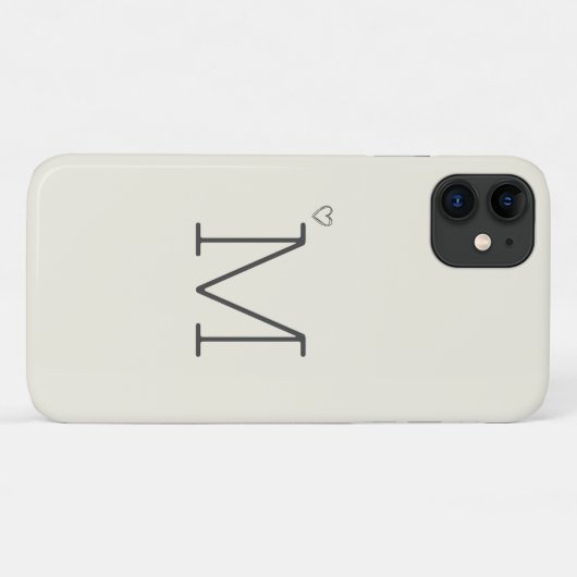 Modern Simpel Case-Mate iPhone Case (Achterkant (horizontaal))