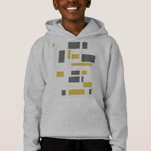 Modern, simpel, cool geometric yellow gray pattern