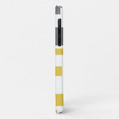 Modern, simpel, cool geometric yellow gray pattern Case-Mate iPhone case (Achterkant/links)