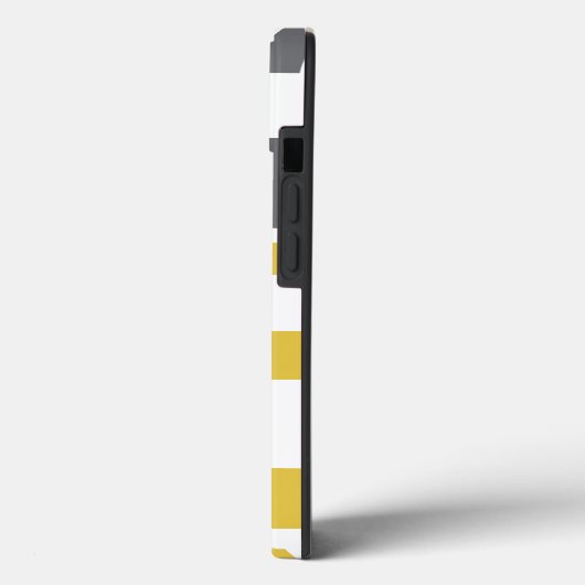 Modern, simpel, cool geometric yellow gray pattern Case-Mate iPhone case (Achterkant / Links)