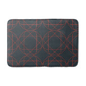 Modern, simpel, cute, playful geometric pattern badmat (Voorkant)