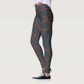 Modern, simpel, cute, playful geometric pattern leggings (Links)