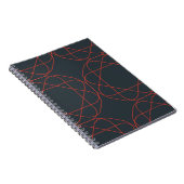 Modern, simpel, cute, playful geometric pattern notitieboek (Rechterzijde)