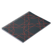 Modern, simpel, cute, playful geometric pattern notitieboek (Linkerzijde)