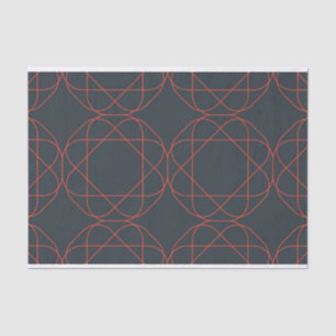 Modern, simpel, cute, playful geometric pattern tissuepapier