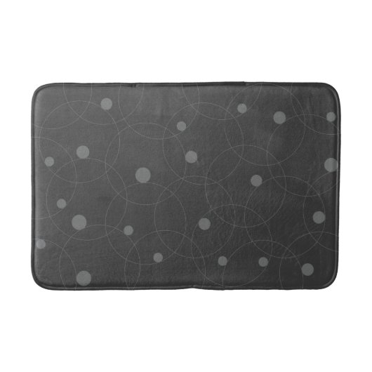 Modern, simpel, playful, fun pattern of circle badmat (Voorkant)
