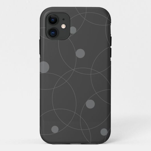 Modern, simpel, playful, fun pattern of circle Case-Mate iPhone case (Achterkant)