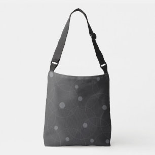 Modern, simpel, playful, fun pattern of circle crossbody tas