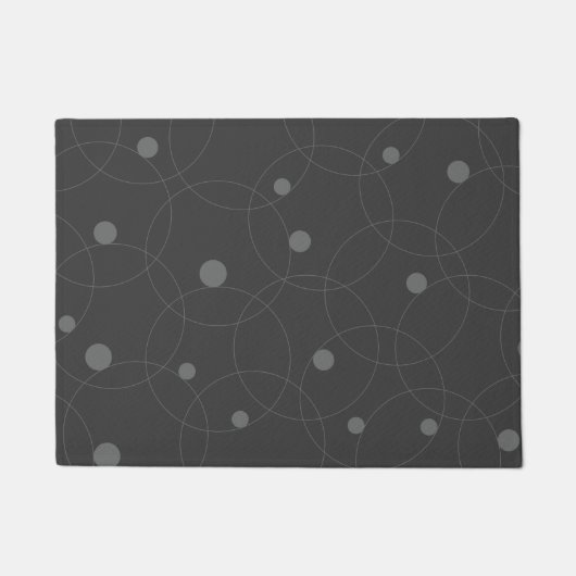 Modern, simpel, playful, fun pattern of circle deurmat (Voorkant)
