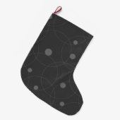 Modern, simpel, playful, fun pattern of circle grote kerstsok (Voorkant (Hangend))