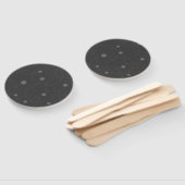 Modern, simpel, playful, fun pattern of circle handwaaier (Niet-gemonteerd)