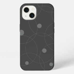 Modern, simpel, playful, fun pattern of circle iPhone 13 hoesje