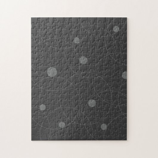 Modern, simpel, playful, fun pattern of circle legpuzzel (Verticaal)