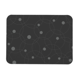 Modern, simpel, playful, fun pattern of circle magneet