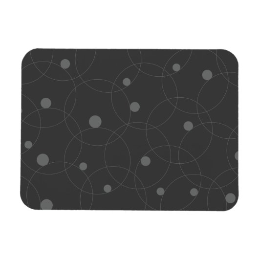Modern, simpel, playful, fun pattern of circle magneet (Horizontaal)