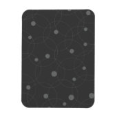 Modern, simpel, playful, fun pattern of circle magneet (Verticaal)