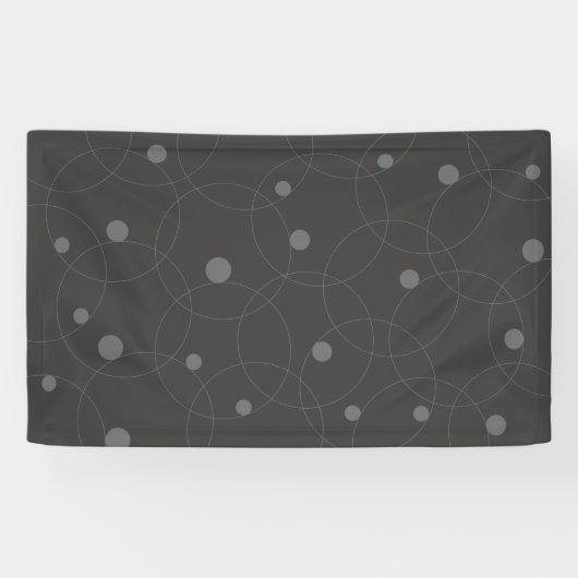 Modern, simpel, playful, fun pattern of circle spandoek (Horizontaal)