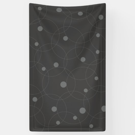 Modern, simpel, playful, fun pattern of circle spandoek (Verticaal)