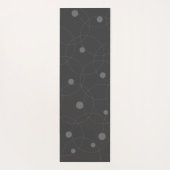 Modern, simpel, playful, fun pattern of circle yogamat (Achterkant)