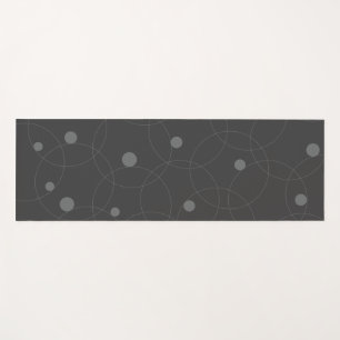 Modern, simpel, playful, fun pattern of circle yogamat