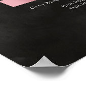 Modern Simpel Salon Price List Poster (Hoek)