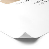 Modern Simpel Salon Price List Poster (Hoek)