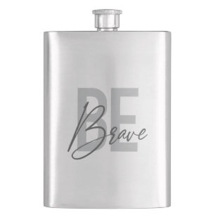 Modern, simpel, stedelijk, cool design of Be Brave Flacon