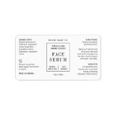 Modern Simple 1 OZ 30ML Dropper Bottle Label (Voorkant)