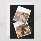 Modern Simple 2 Photo Graduation Party Kaart (Achterkant)