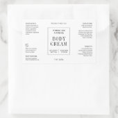 Modern Simple 4OZ Cosmetic Bottle Wraparound Label (Tas)